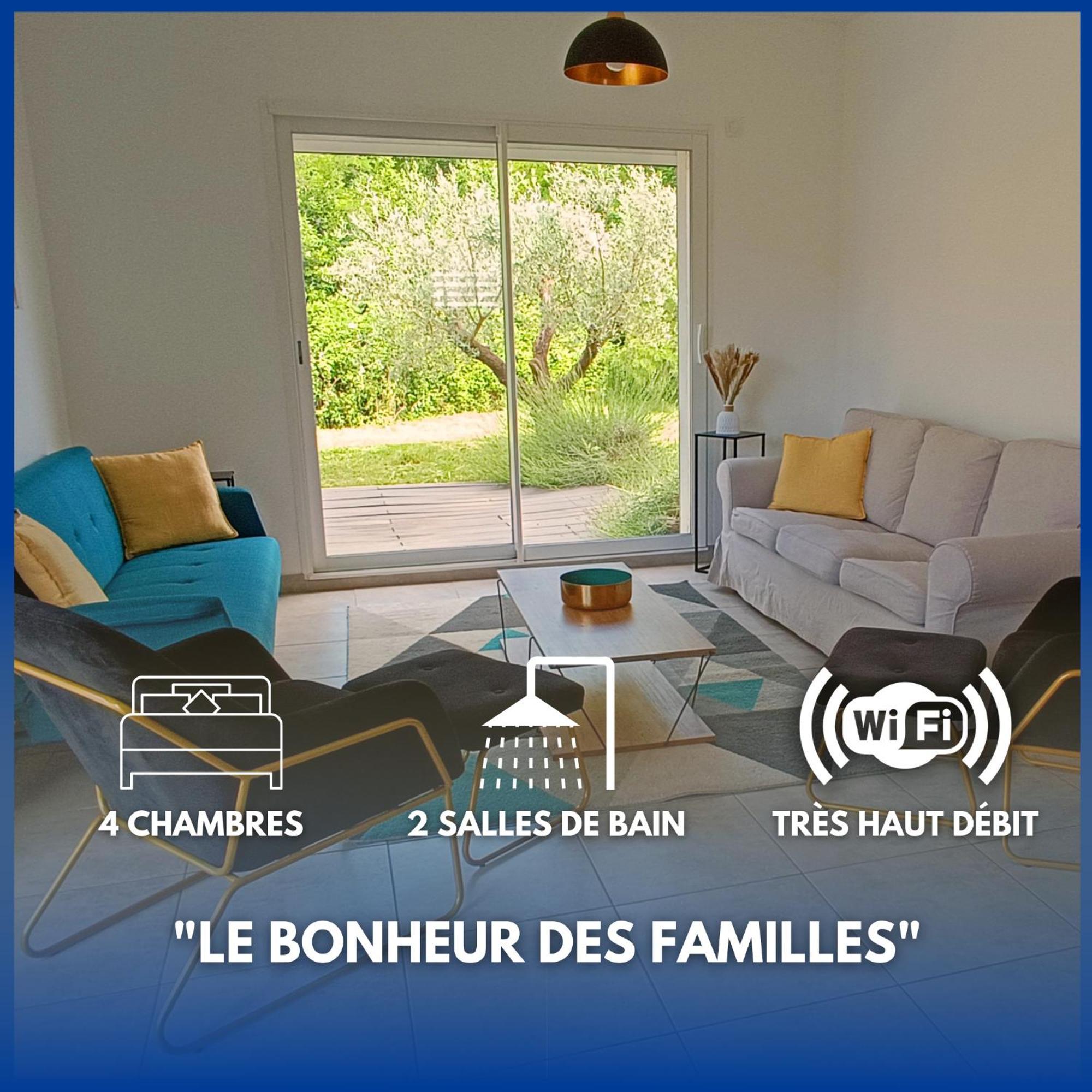 La Villa Lyne - Villa Moderne 4 Chambres 8 Personnes Clim Lezan Luaran gambar